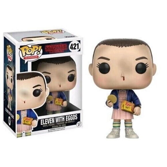 Stranger Things Eleven with Eggos Pop! Vinyl Figure - NIB - Picture 1 of 1